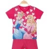 Disney Princess Pyjama Court Pour Fille En Coton - Fragola