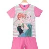 Disney Frozen Pyjama Court Pour Fille En Coton - Rosa