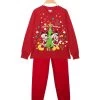 Disney Pyjama De Noël Fille - Rosso