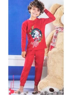Disney Pyjama De Noël Garçon En Coton Chaud - Rosso 6 Disney Pyjama De Noël Garçon En Coton Chaud - Rosso -Disney pyjama de noel garcon en coton chaud 586796