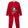 Disney Pyjama De Noël Garçon En Coton Chaud - Rosso
