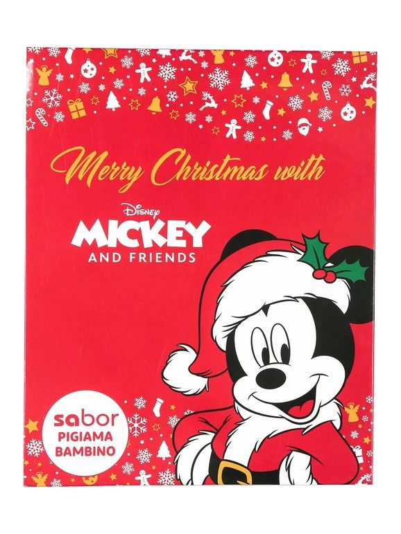 Disney Pyjama De Noël Garçon En Coton Chaud - Rosso 4 Disney Pyjama De Noël Garçon En Coton Chaud - Rosso – Image 4
