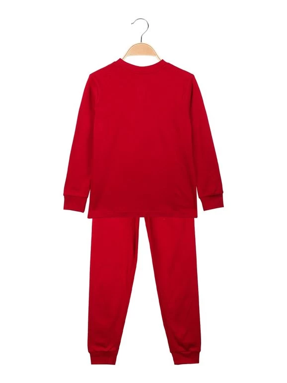 Disney Pyjama De Noël Garçon En Coton Chaud - Rosso 2 Disney Pyjama De Noël Garçon En Coton Chaud - Rosso – Image 2
