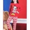 Disney Pyjama De Noël Pour Filles En Coton Chaud - Rosso