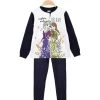 Disney Frozen Pyjama En Molleton De Coton Pour Fille - Blu Scuro