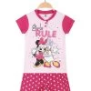 Disney Pyjama Fille Court Minnie Avec Imprimés - Fuchsia