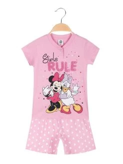 Disney Pyjama Fille Court Minnie Avec Imprimés - Rosa