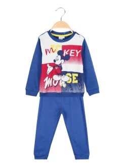 Disney Baby Pyjama Long Bébé En Coton Chaud - Blu