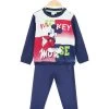 Disney Baby Pyjama Long Bébé En Coton Chaud - Blu Scuro
