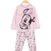 Disney Baby Pyjama Long Bébé Fille En Coton Chaud - Rosa