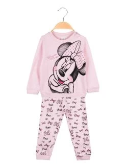 Disney Baby Pyjama Long Bébé Fille En Coton Chaud - Rosa