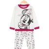Disney Baby Pyjama Long Bébé Fille En Coton Chaud - Panna
