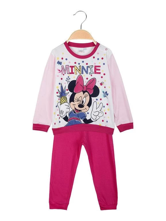 Disney Baby Pyjama Long Bébé Fille En Coton - Bianco