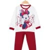 Disney Baby Pyjama Long Bébé Fille En Coton - Rosso
