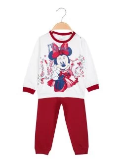 Disney Baby Pyjama Long Bébé Fille En Coton - Rosso