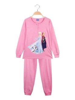 Disney Frozen Pyjama Long En Coton Anna And Elsa