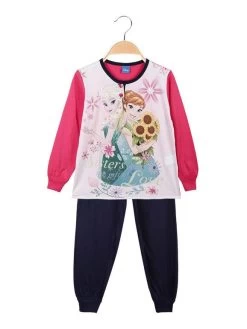 Disney Frozen Pyjama Long En Coton Pour Fille Elsa Et Anna