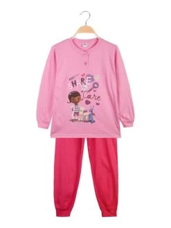 Disney Pyjama Long Fille Dottoressa Peluche En Coton