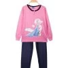 Disney Frozen Pyjama Long Fille Elsa En Coton - Rosa