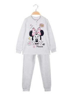 Disney Pyjama Long Minnie Fille - Grigio