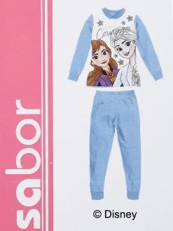 Disney Frozen Pyjama Long Pour Fille En Coton Chaud - Azzurro -Disney pyjama long pour fille en coton chaud 484649