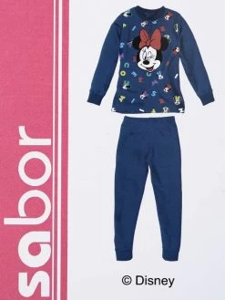 Disney Pyjama Minnie Fille En Coton Chaud - Blu Scuro -Disney pyjama minnie fille en coton chaud 484358
