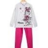 Disney Pyjama Minnie Fille En Coton Chaud - Grigio Chiaro