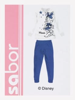 Disney Pyjama Minnie Fille En Coton Chaud - Bianco -Disney pyjama minnie fille en coton chaud 484989