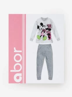 Disney Pyjama Minnie Fille En Coton Chaud - Grigio Chiaro -Disney pyjama minnie fille en coton chaud 486087