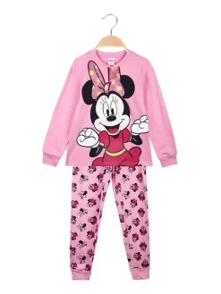 Disney Pyjama Minnie Fille En Coton Chaud - Fuchsia