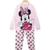 Disney Pyjama Minnie Fille En Coton Chaud - Rosa