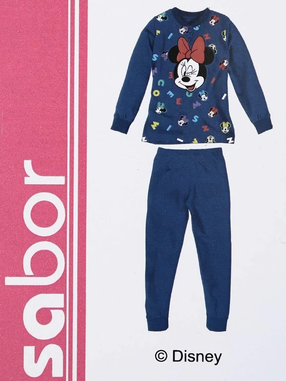 Disney Pyjama Minnie Fille En Coton Molletonné - Blu Scuro 5 Disney Pyjama Minnie Fille En Coton Molletonné - Blu Scuro – Image 5