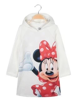Disney Sweat Long Minnie Pour Fille En Coton Molletonné - Panna