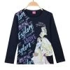Disney Princess T-shirt à Manches Longues Pour Fille - Blu Scuro
