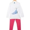 Disney Frozen T-shirt Complet Fille Long Elsa + Legging