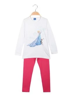 Disney Frozen T-shirt Complet Fille Long Elsa + Legging