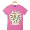 Disney T-shirt Fille Avec Imprimé - Rosa