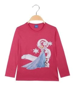 Disney Frozen T-shirt Fille Elsa à Manches Longues