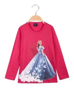 Disney T-shirt Manches Longues Fille Cendrillon