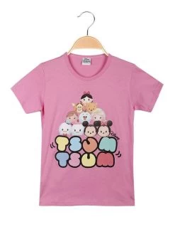 Disney T-shirt Petite Fille En Coton Avec Imprimé