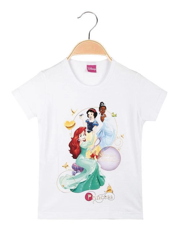 Disney T-shirt Princesses Pour Filles 1 Disney T-shirt Princesses Pour Filles